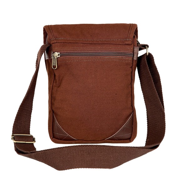 Scout Piccolo Brown Canvas Casual Sling Bag (CSLB10002)